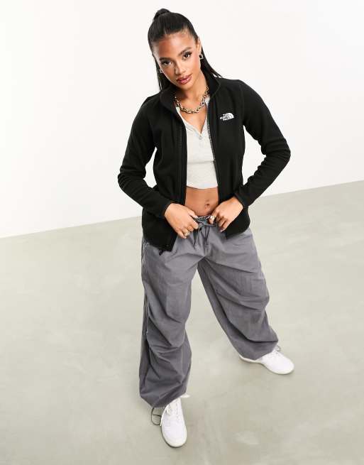 The North Face – Glacier 100 – Svart fleece med dragkedja, 3 av 4