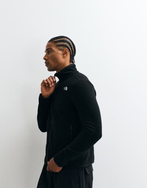 The North Face – Glacier 100 – Svart fleece med dragkedja, 4 av 5