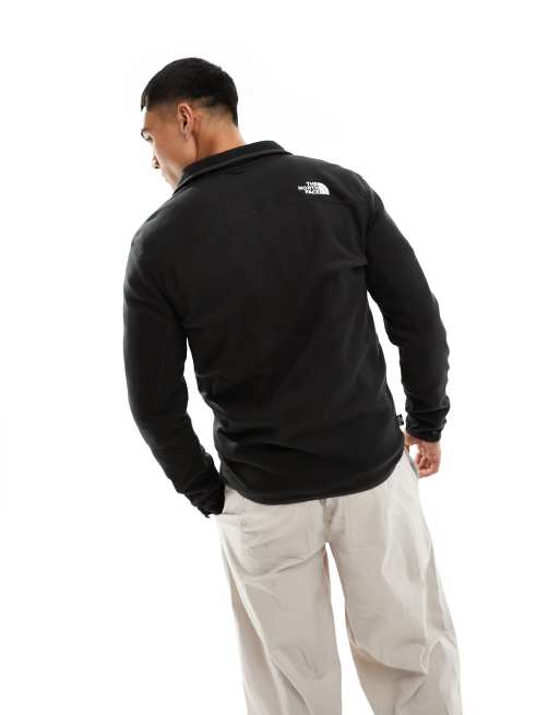 【海外限定】◇The North Face◇ Glacier 100 zip up フリース The North Face Glacier 100 zip up fleece in black | ASOS