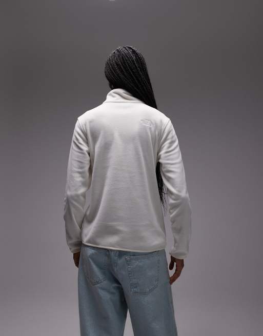 The North Face - Glacier - Fleece met 1/4 rits in gebroken wit, 2 van 4