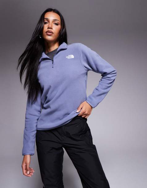 The North Face - Glacier - Fleece met 1/4 ritssluiting in 'twilight galaxy' - view 1