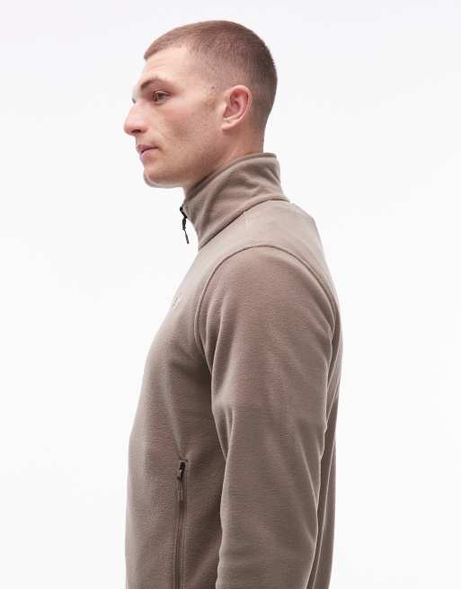 The North Face - Glacier - Fleece met rits en logo in lichtbruin, 4 van 5
