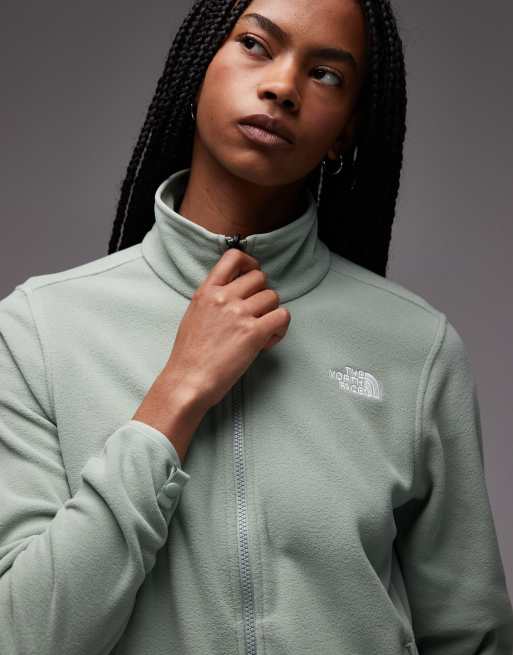 The North Face - Glacier - Fleece met rits in lichtgroen, 2 van 4