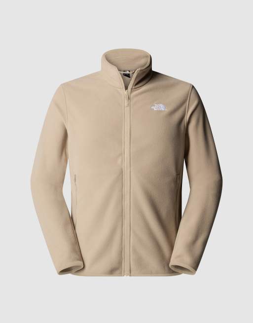 The North Face - Glacier - Fleece met rits in mushroom grijs, 3 van 4