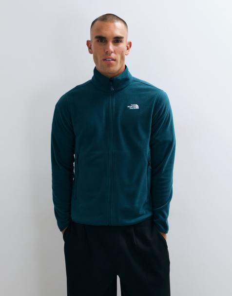 The North Face Glacier fleece met volledige rits in pacific teal - view 1