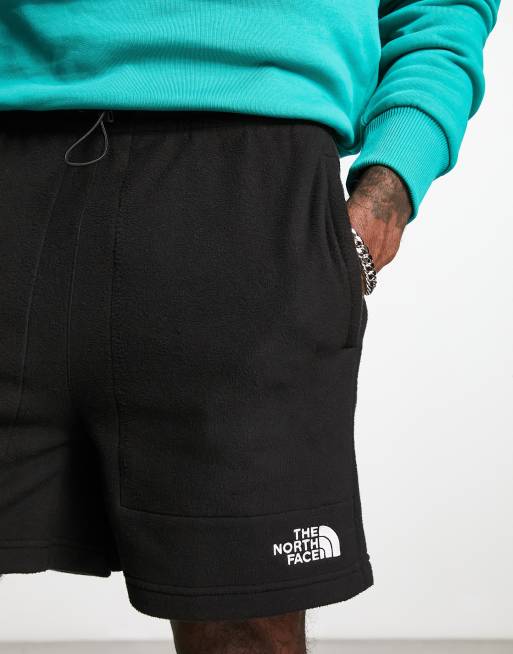 The North Face Glacier fleece shorts in black Exclusive at ASOS | ASOS