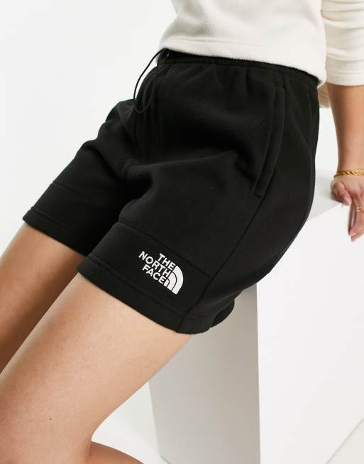 The North Face Interlock cotton legging shorts in black