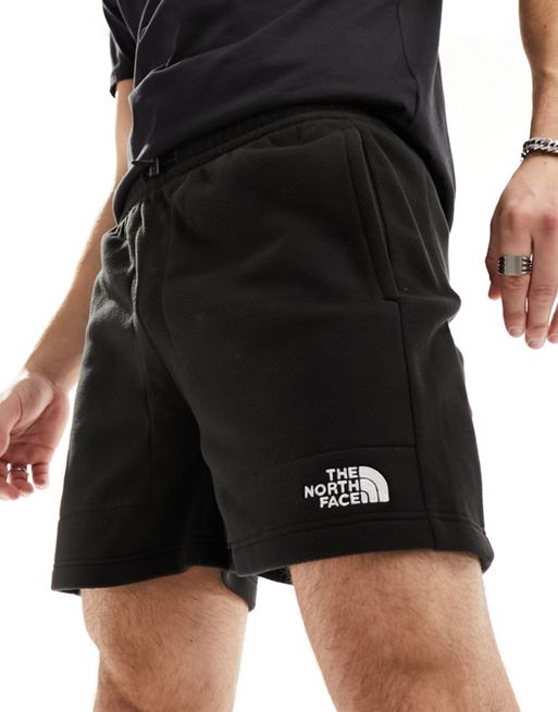 The North Face Glacier fleece shorts in black Exclusive at FhyzicsShops