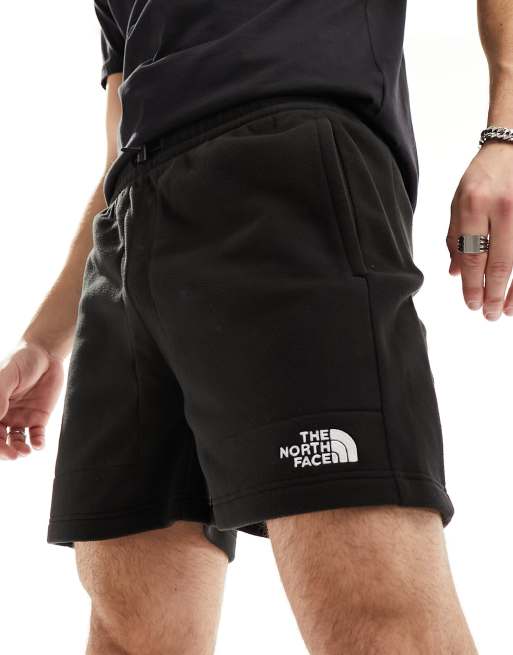 The North Face Glacier fleece shorts in black Exclusive at ASOS