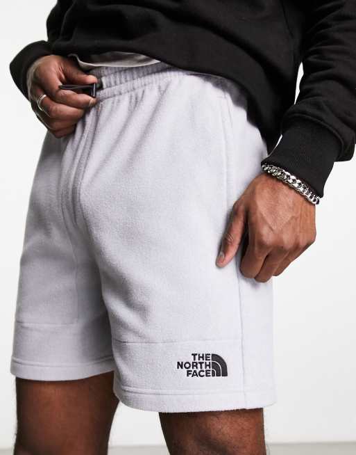 The North Face Glacier fleece shorts in grey Exclusive at ASOS ASOS