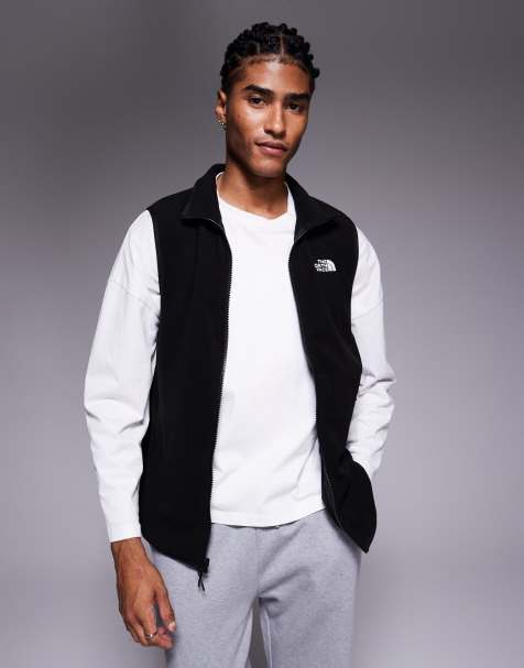 The North Face Glacier fleece vest in tnf black - view 1