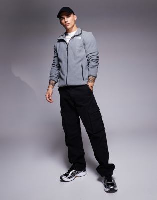 The North Face The North Face Glacier full zip fleece in grey