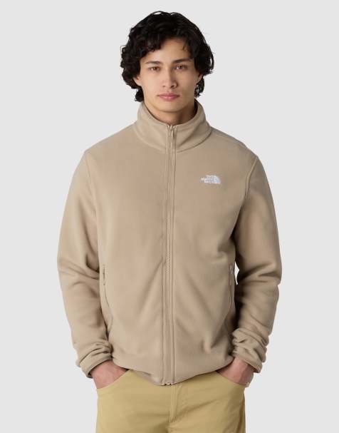 The North Face Glacier full-zip fleece in mushroom grey - view 1