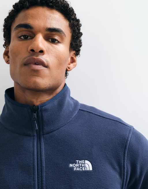 The North Face Glacier jack met volledige rits in marineblauw, 3 van 5