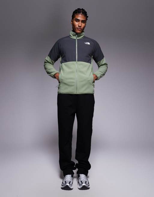 The North Face – Glacier – Jacke aus schwerem Fleece in Rindennebel/Asphaltgrau, 2 von 5
