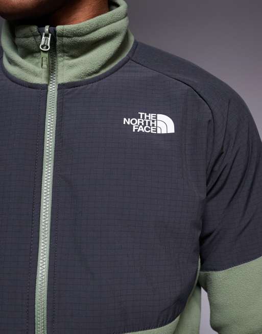 The North Face – Glacier – Jacke aus schwerem Fleece in Rindennebel/Asphaltgrau, 5 von 5
