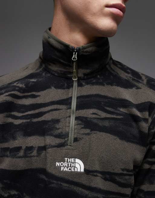 The North Face – Glacier – Kamouflagemönstrad broderad logga med 1/4 -dragkedja, 5 av 5