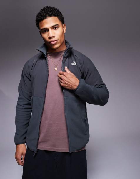 The North Face - Glacier - Pile pesante grigio con zip - view 1