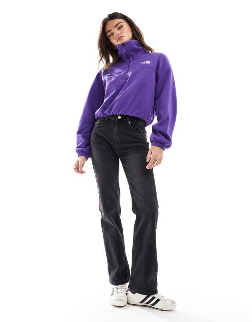 The North Face - Glacier - Polaire oversize à col zippé - Violet, 4 de 4