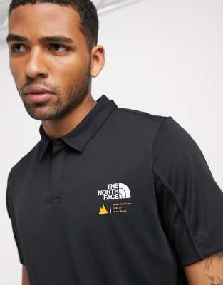 The North Face glacier polo in black | ASOS