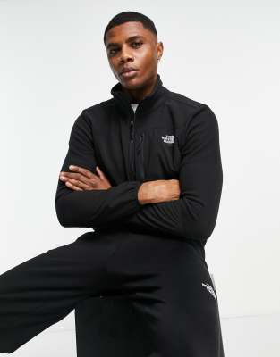 The North Face Glacier pro 1/4 zip fleece in black