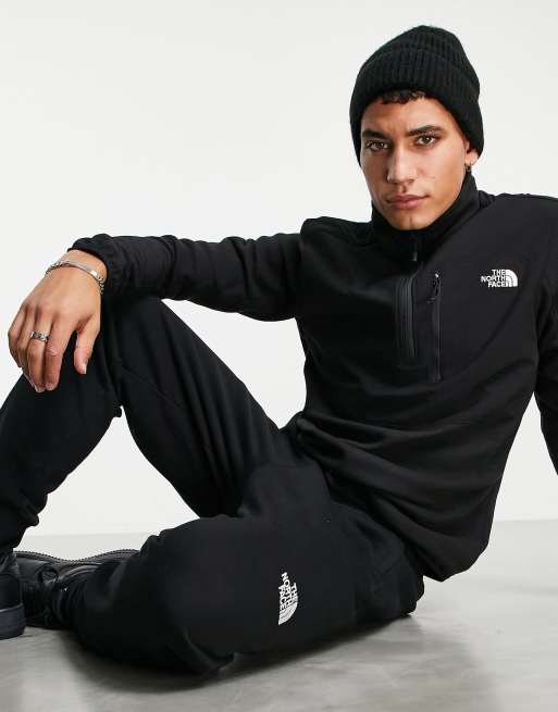 The North Face - Glacier Pro - Fleece med 1/4 lynlås i sort, 3 af 4