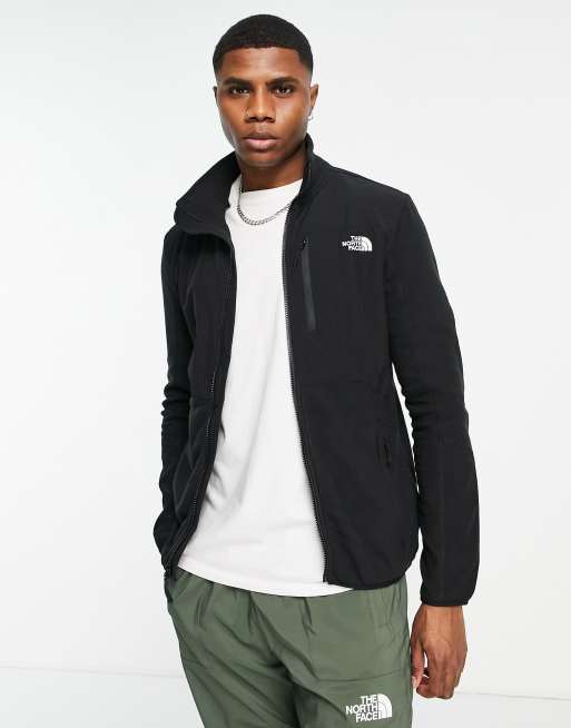 The North Face Glacier pro full zip fleece in black