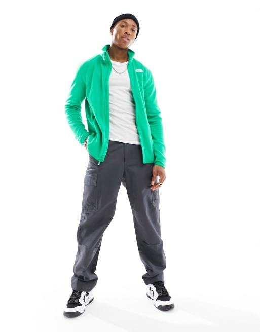 Green north face sale tracksuit mens