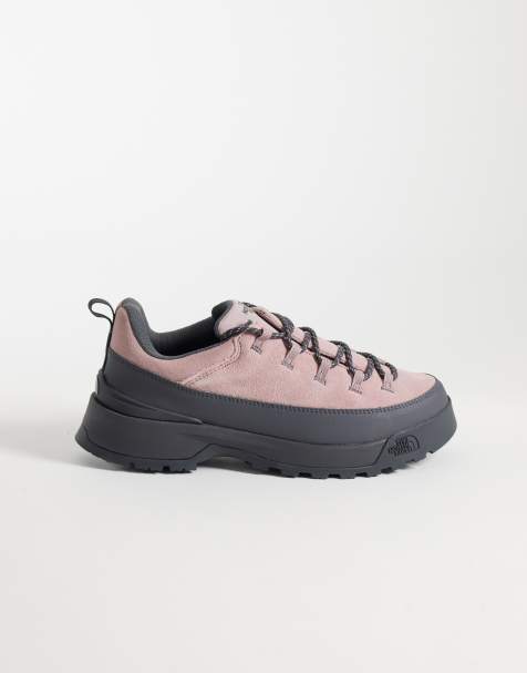 The North Face Glenclyffe urban low lace up boots in pink and grey - view 1