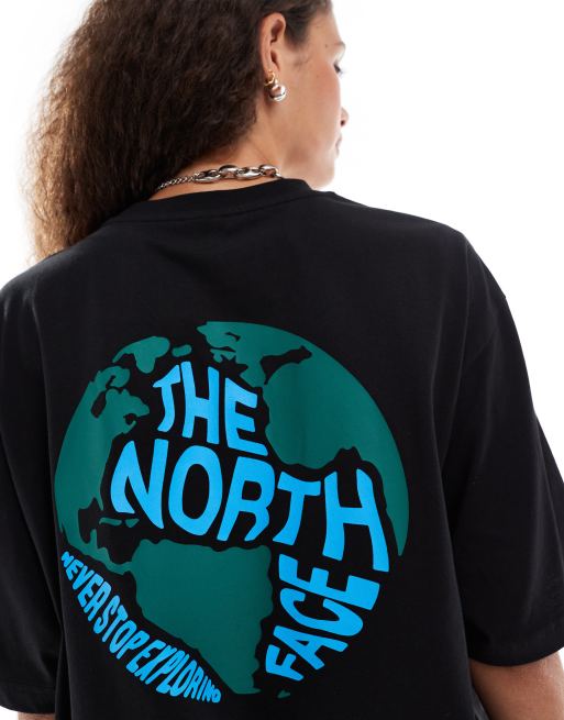 【THE NORTH FACE】graphic backprint t-shirt（送料無料） The North Face NSE Box back print logo t-shirt in white | ASOS