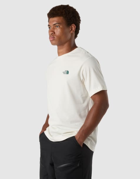 The North Face - Globe - Ruimvallend T-shirt met korte mouwen in wit en groen - view 1