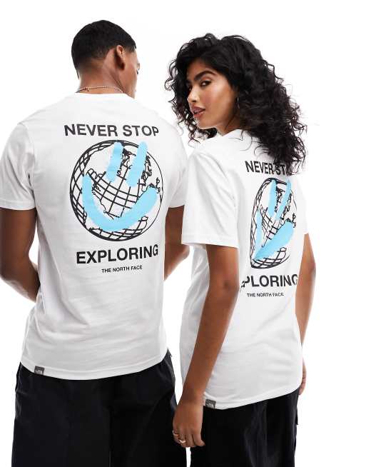 The North Face – Globe – T-Shirt in Schwarz mit Rückenprint, exklusiv bei ASOS