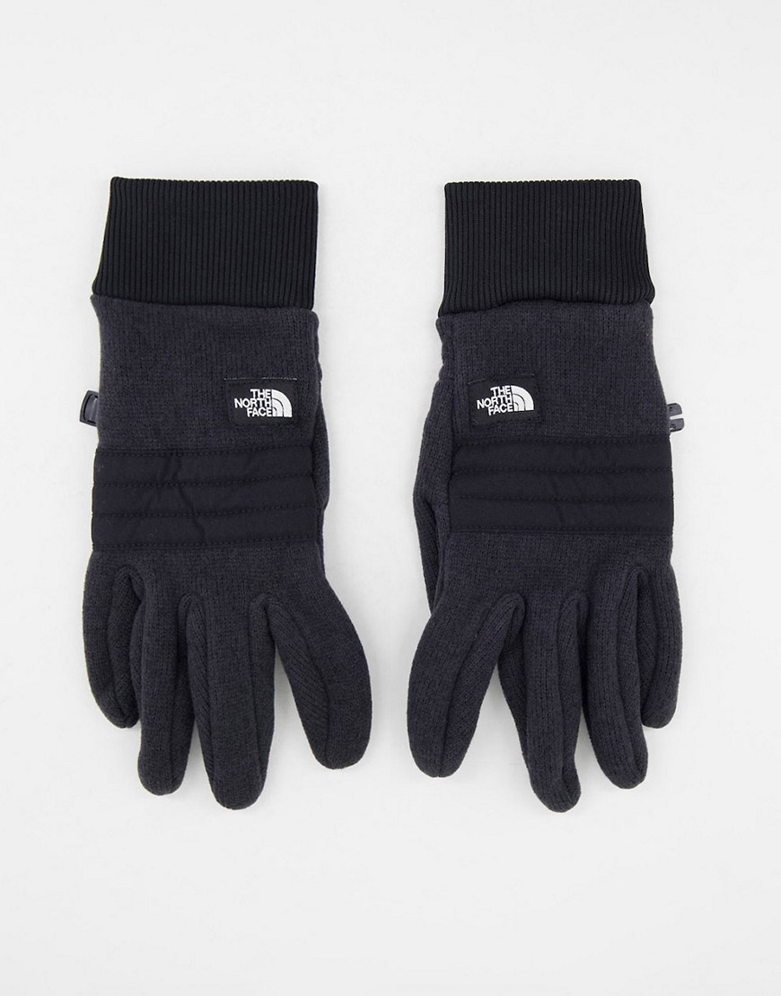 The North Face Gordon Etip touchscreen gloves in black