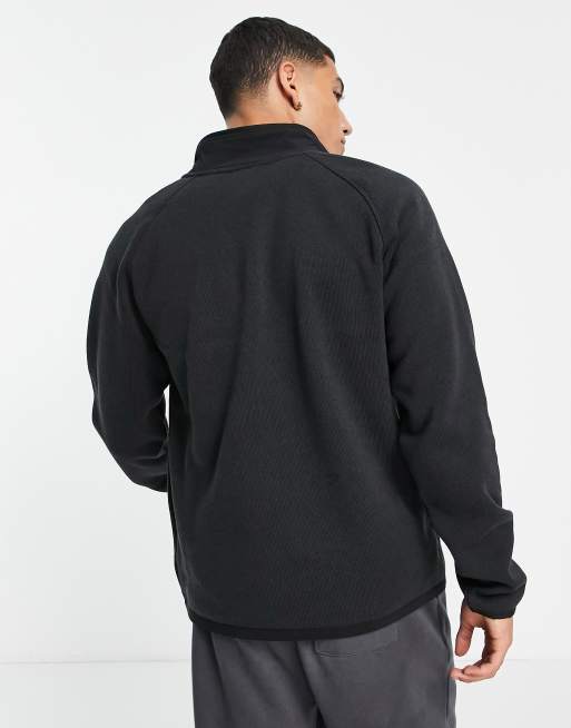 The North Face Gordon Lyons 1/4 zip fleece in black