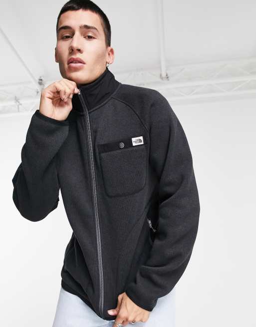The North Face - Gordon Lyons - Fleecejack met rits in zwart