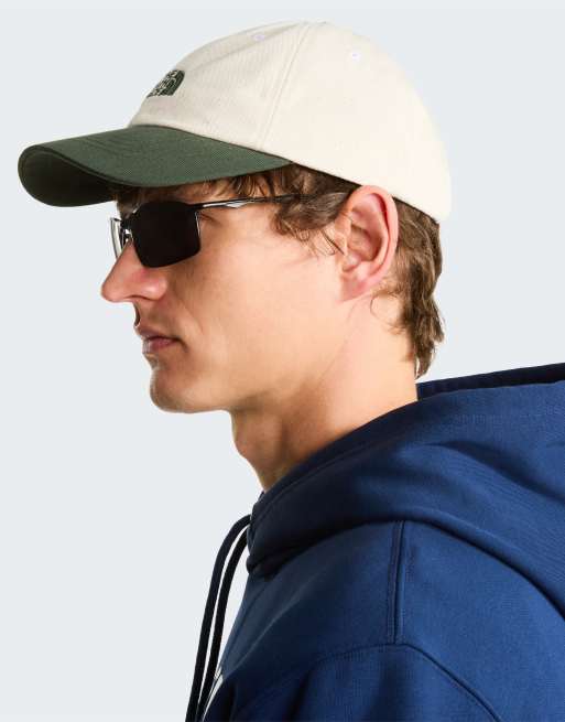 The North Face - gorra Norm en verde botella/blanco arena, 2 de 4