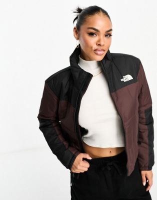 The North Face Gosei lightweight insulated puffer jacket in brown and black - ASOS Price Checker