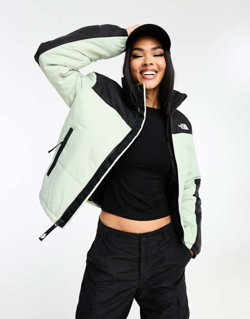 The North Face - Gosei - Let dynejakke i salviegrøn og sort - Kun hos ASOS 