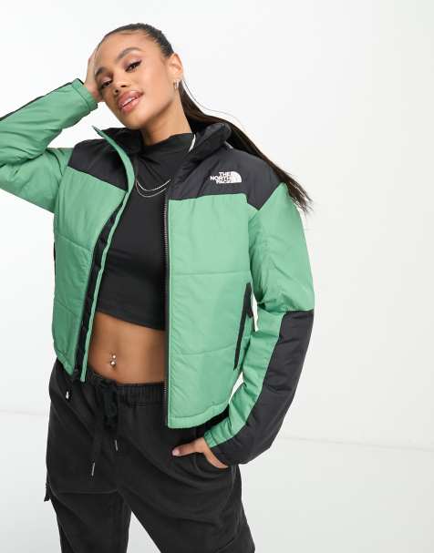 노스페이스 The North Face Gosei lightweight insulated jacket in green  at ASOS,Green and Black