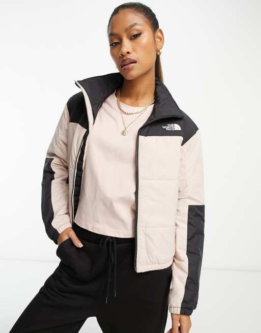 Grey and pink outlet north face