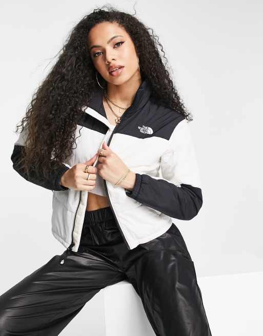 The North Face Gosei lightweight puffer jacket in cream ASOS