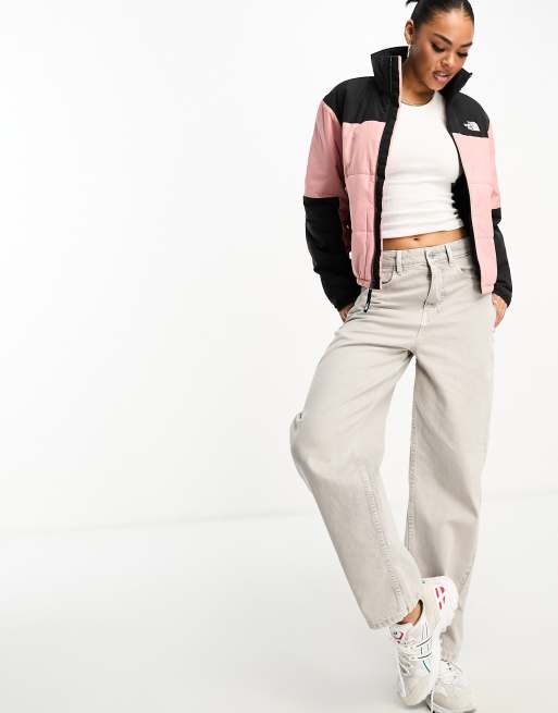 Pink lightweight store puffer jacket