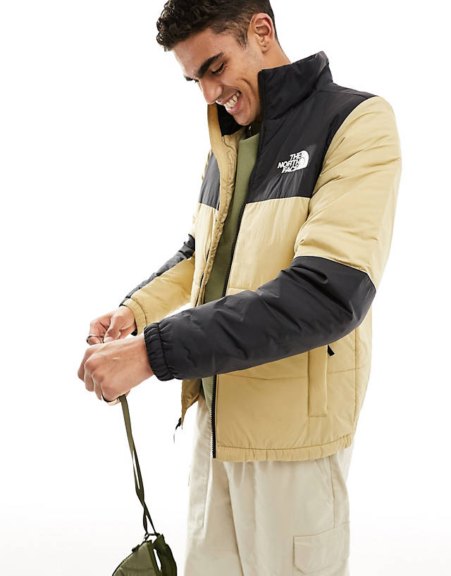 The North Face - gosei lightweight puffer jacket in stone and black