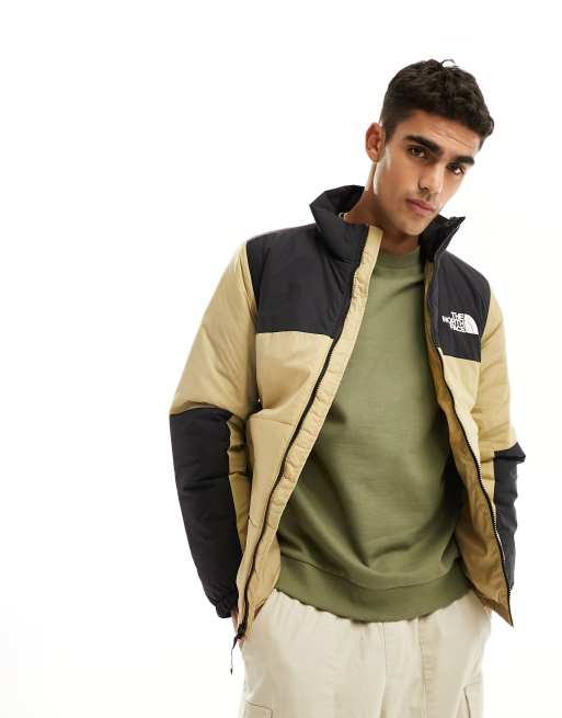 The North Face Gosei lightweight puffer jacket in stone and black