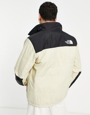 north face puffer jacket black and white