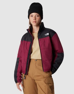 The North Face Gosei puffer jacket in boysenberry-tnf black - ASOS Price Checker