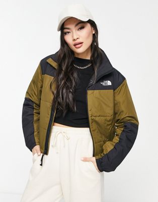 The North Face Gosei puffer jacket in khaki and black Exclusive at ASOS - ASOS Price Checker