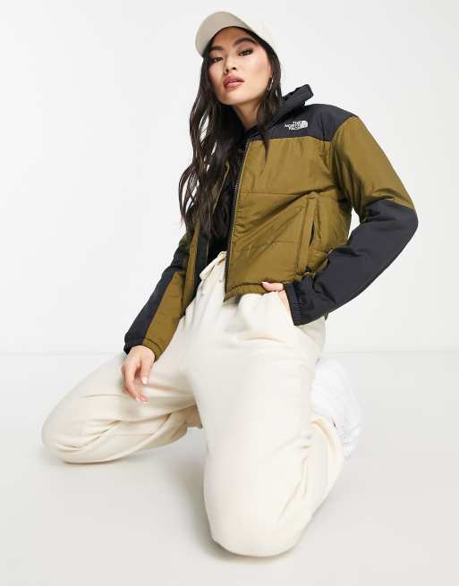 The North Face Gosei puffer jacket in khaki and black - Exclusive to ASOS |  ASOS