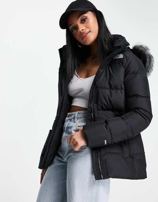 The north face store gotham women's jacket black