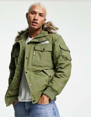 The North Face Gotham jacket in khaki - MGREEN